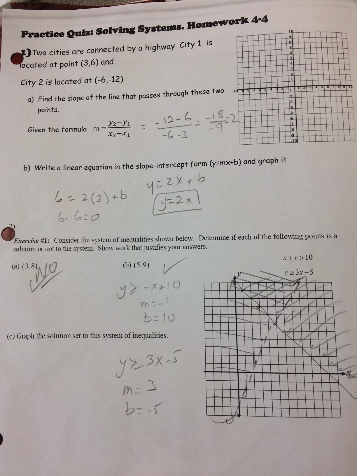 Algebra 2 Unit 5 Test Answer Key / 15 Best Images of Glencoe Algebra 2