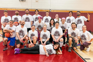 Alley-Oop Troop team picture featuring New Paltz teachers and administrators