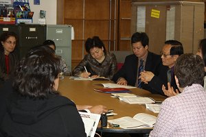 Chinese Educators Meet with NPHS Principal