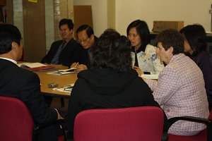 Chinese Educators Meet with NPHS Principal